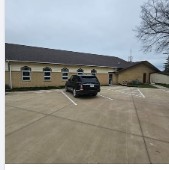 Side view of completed roof and exterior repair