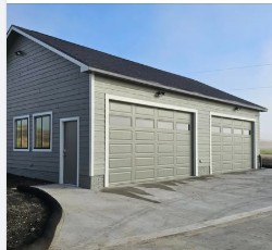 30x40 turn-key garage build exterior